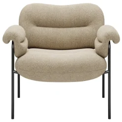 Fogia Bollo loungefåtölj, Main Line Flax 20 - svart