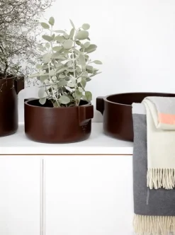 Fogia Ceramics kruka, brun