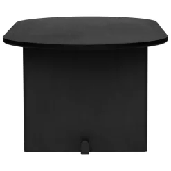 Fogia Koku soffbord, ovalt, svart ek