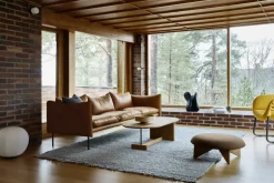 Fogia Koku soffbord, ovalt, lackad ek