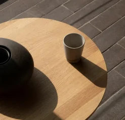 Fogia Koku soffbord, ovalt, lackad ek