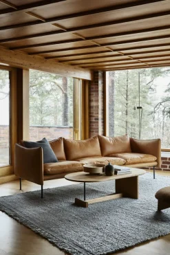 Fogia Koku soffbord, ovalt, lackad ek