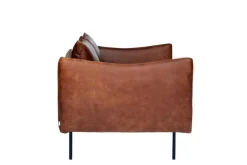 Fogia Tiki 2-sitssoffa, svart stål - Vintage Rangers-läder