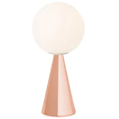 FontanaArte Bilia Mini bordslampa, blank koppar