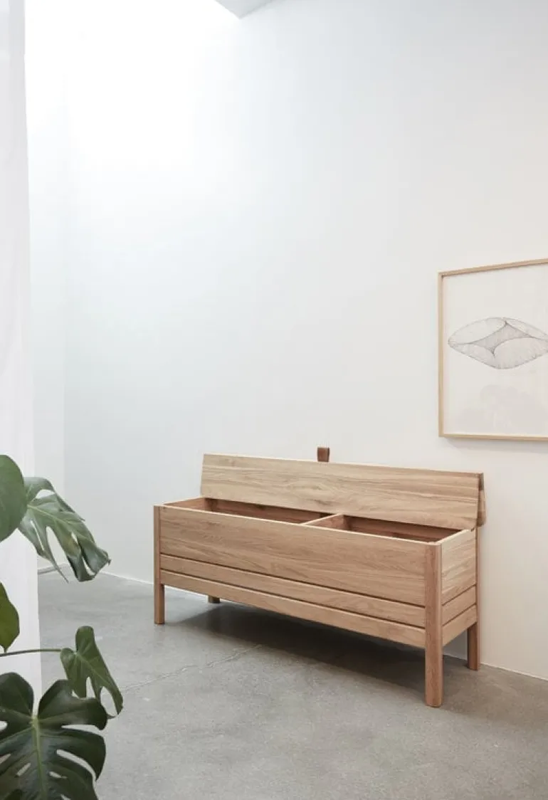 Form & Refine A Line förvaringsbänk, 111 cm, ek