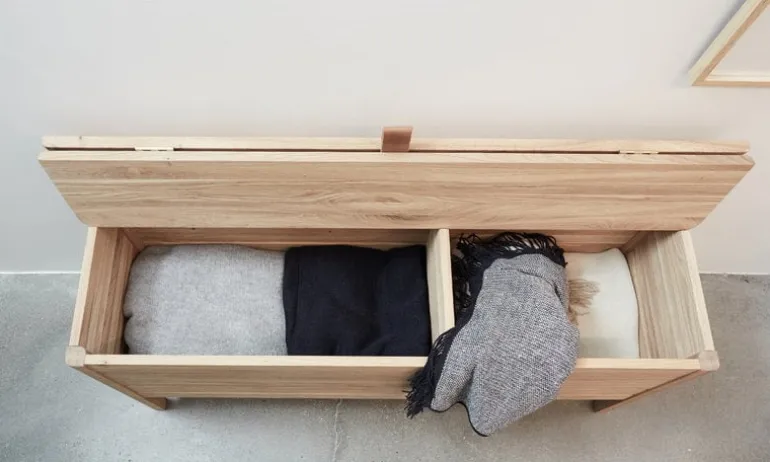 Form & Refine A Line förvaringsbänk, 111 cm, ek