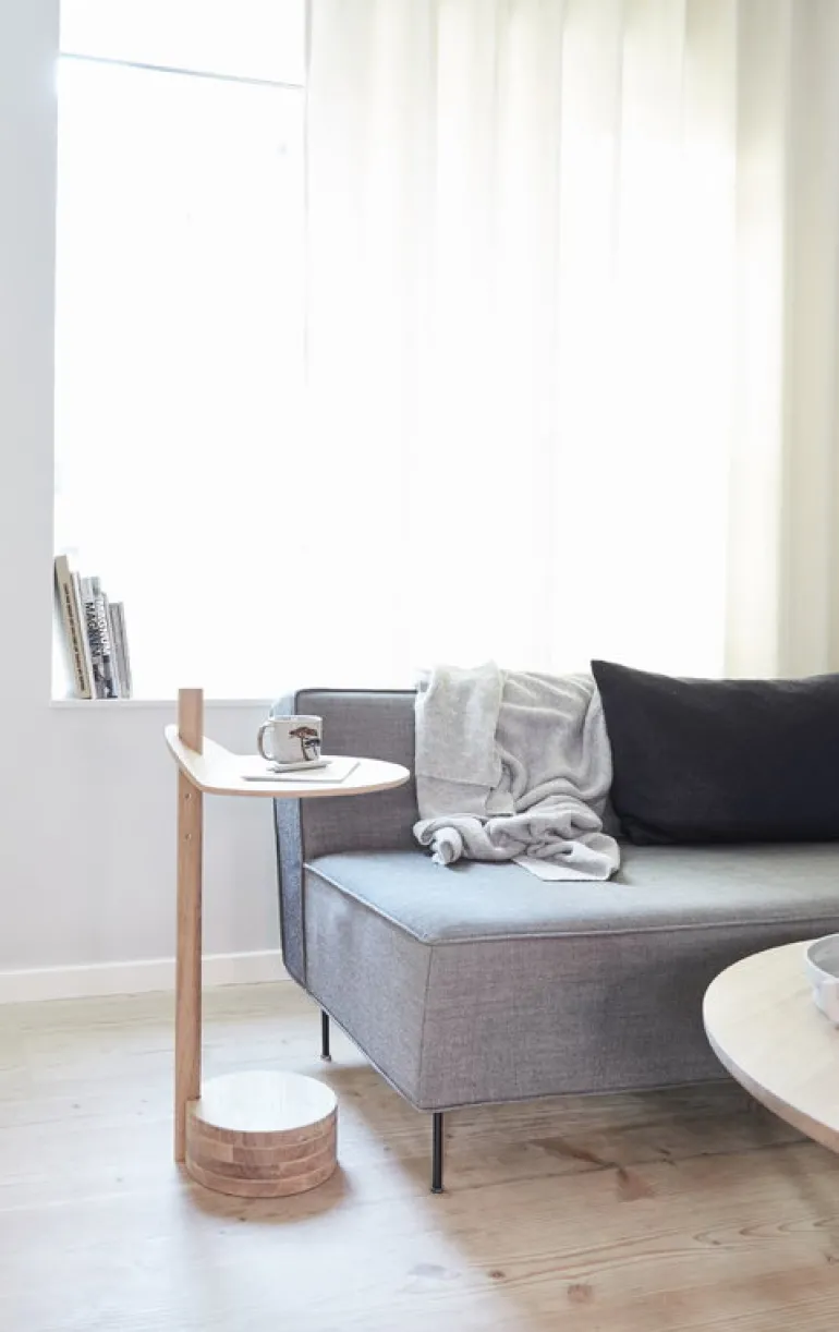 Form & Refine Aymara pläd, 190 x 130 cm, ljusgrå