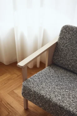 Form & Refine Block fåtölj, oljad ek - Kvadrat Zero 0004