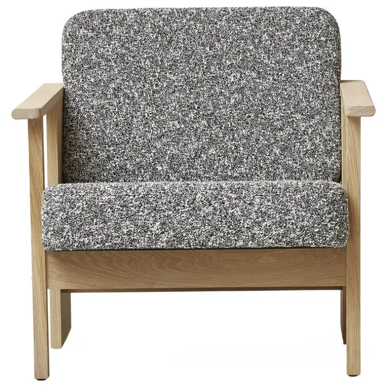 Form & Refine Block fåtölj, vitoljad ek - Kvadrat Zero 0004