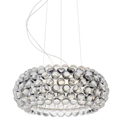 Foscarini Caboche Plus pendellampa, medium, dimbar, klar