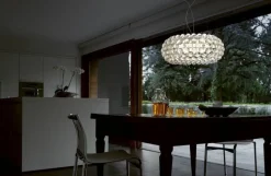 Foscarini Caboche Plus pendellampa, medium, dimbar, klar