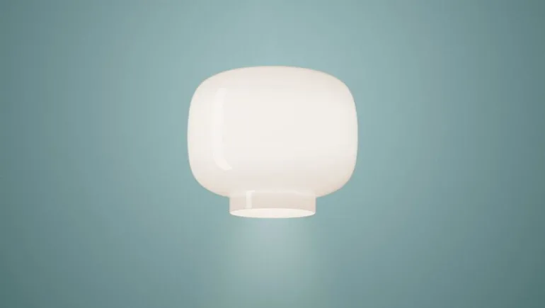 Foscarini Chouchin 3 taklampa, vit