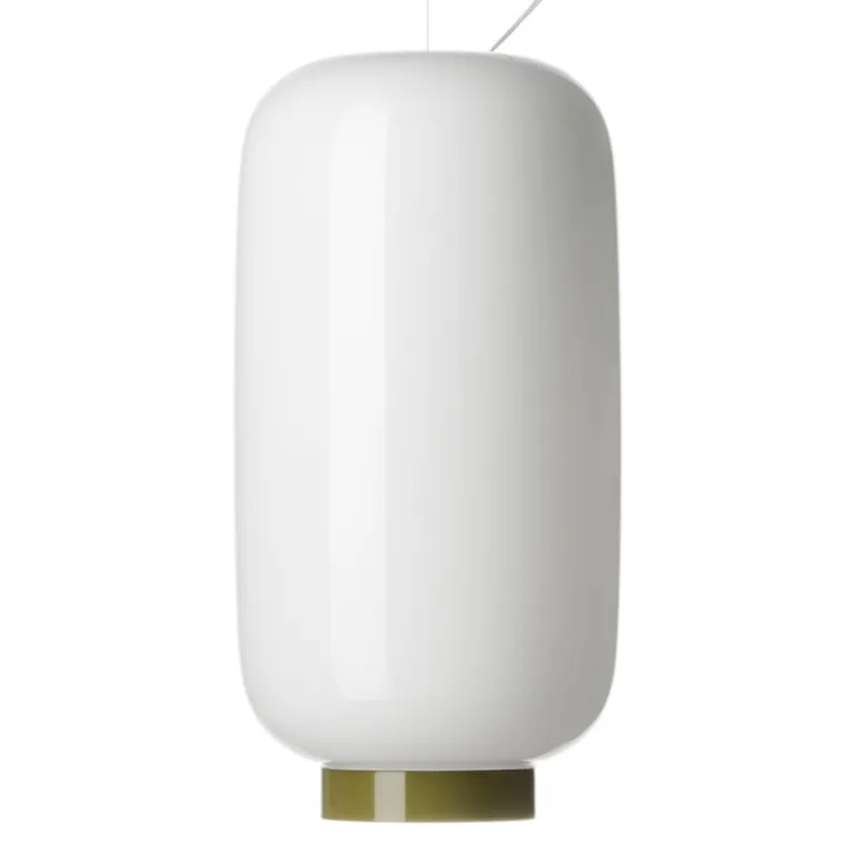 Foscarini Chouchin Reverse 2 pendellampa, vit - grön