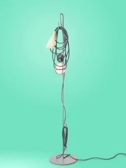 Foscarini Filo golvlampa, Amethyst Queen