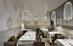 Foscarini Spokes 1 pendellampa, dimbar, vit