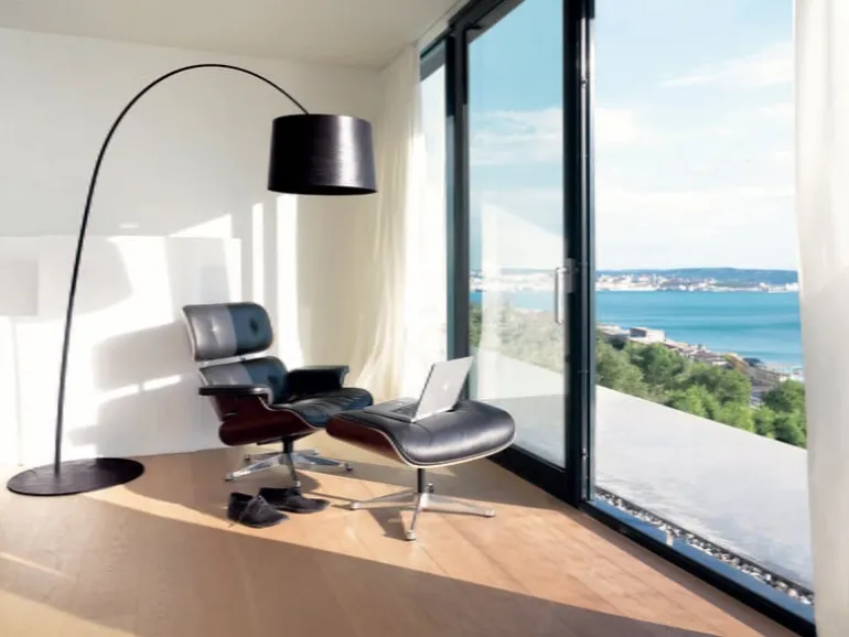 Foscarini Twiggy golvlampa, svart