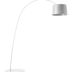 Foscarini Twiggy golvlampa, dimbar, vit