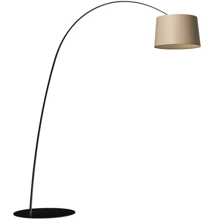 Foscarini Twiggy Wood golvlampa, svart