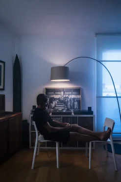 Foscarini Twiggy Wood golvlampa, svart