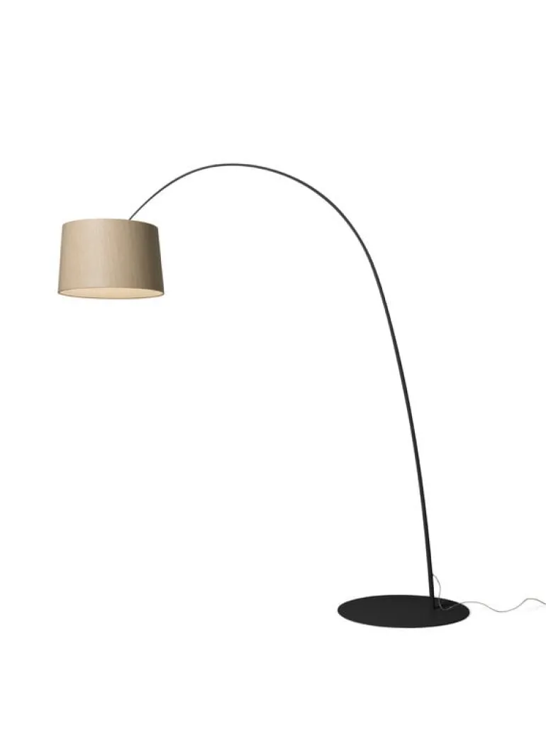 Foscarini Twiggy Wood golvlampa, svart