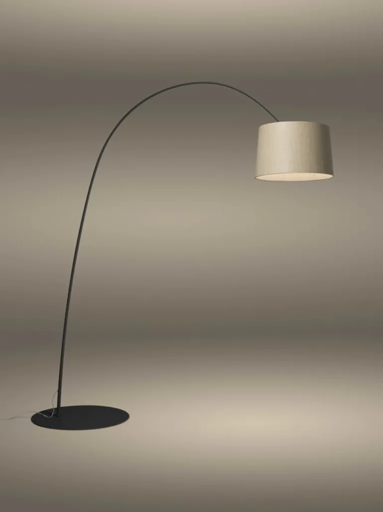 Foscarini Twiggy Wood golvlampa, svart