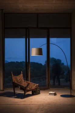 Foscarini Twiggy Wood golvlampa, svart