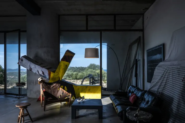 Foscarini Twiggy Wood golvlampa, svart