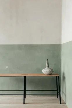 Frama Adam bänk, 120 cm, ek - mattsvart