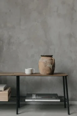 Frama Adam bänk, 120 cm, ek - mattsvart