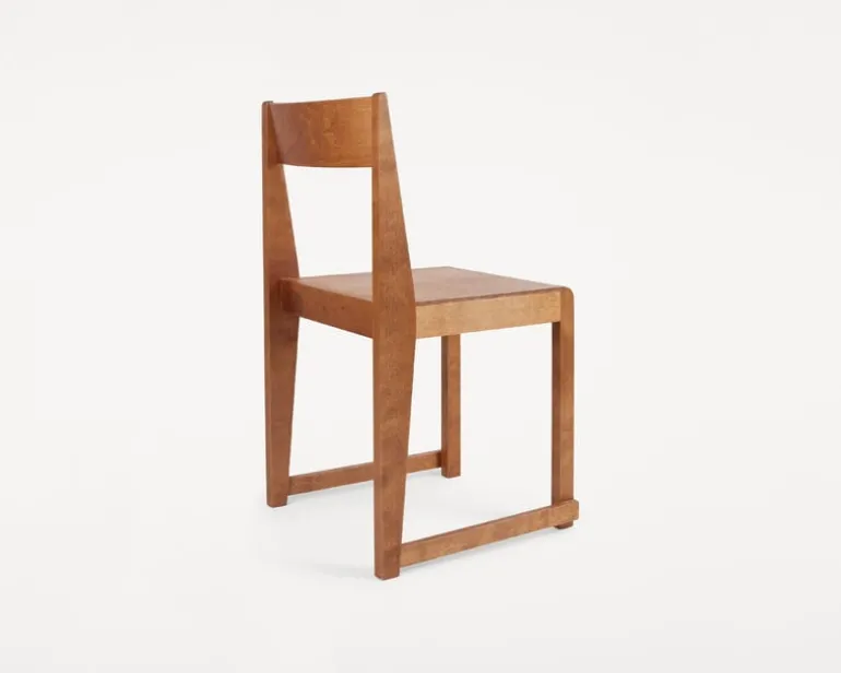 Frama Chair 01, varmbrun björk