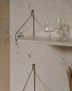 Frama D20 hylla, 80 cm, varmvitt stål