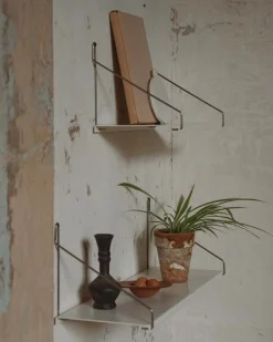 Frama D20 hylla, 80 cm, varmvitt stål