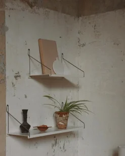 Frama D20 hylla, 40 cm, varmvitt stål