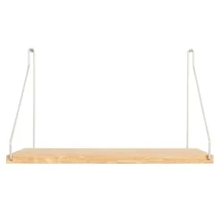 Frama D27 vägghylla, 40 cm, ek - mässing