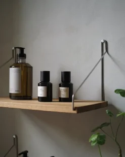 Frama D27 vägghylla, 80 cm, ek - stål