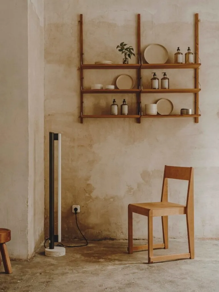 Frama Eiffel Single golvlampa, 100 cm, svart