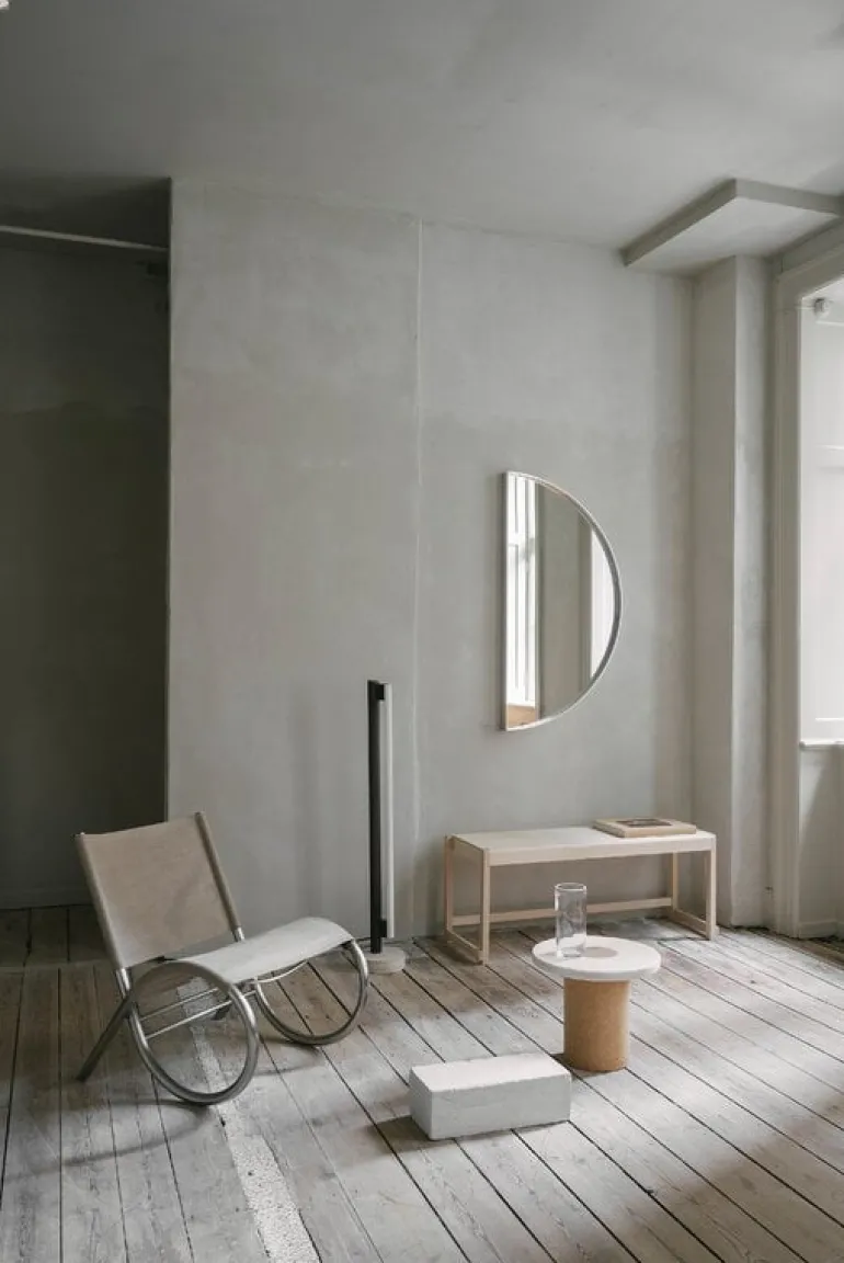 Frama Eiffel Single golvlampa, 100 cm, svart