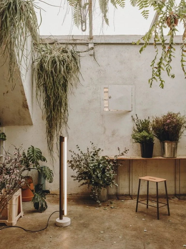 Frama Eiffel Single golvlampa, 100 cm, svart