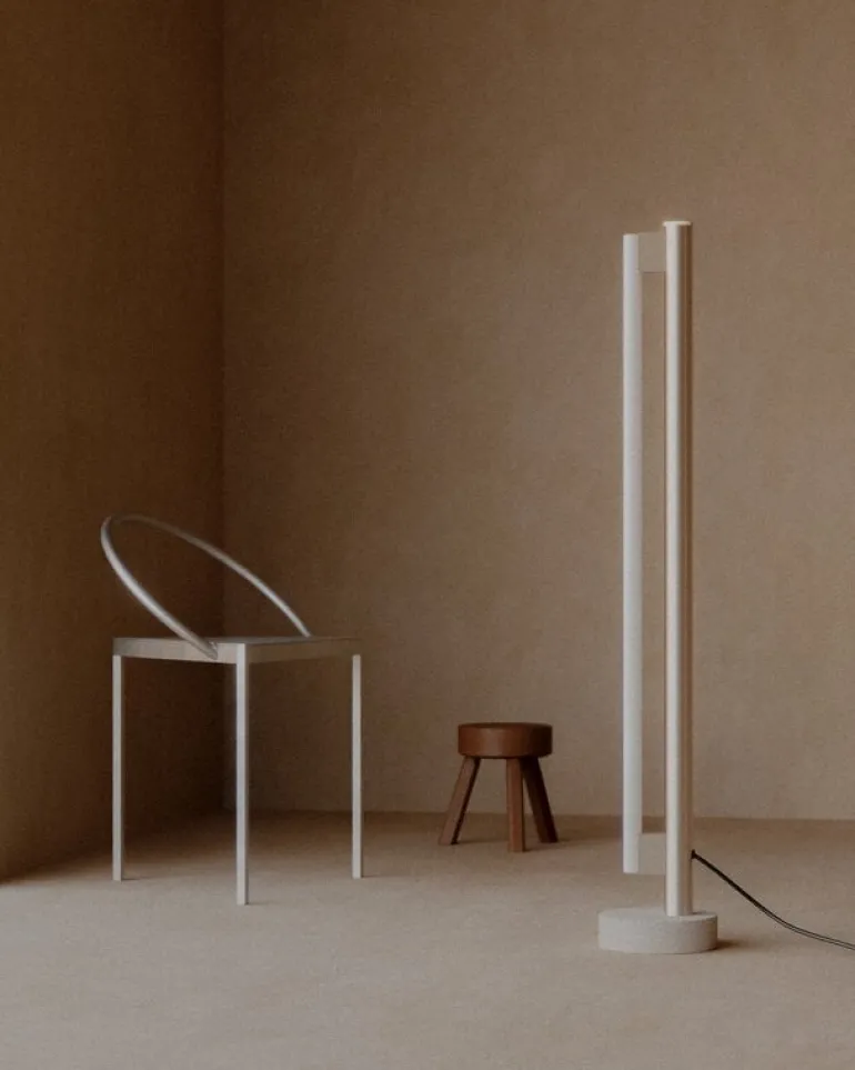 Frama Eiffel Single golvlampa, 100 cm, rostfritt stål