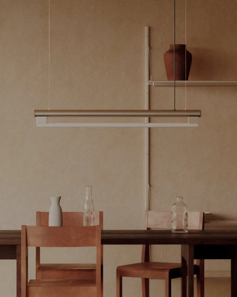 Frama Eiffel Single pendellampa, 100 cm, rostfritt stål