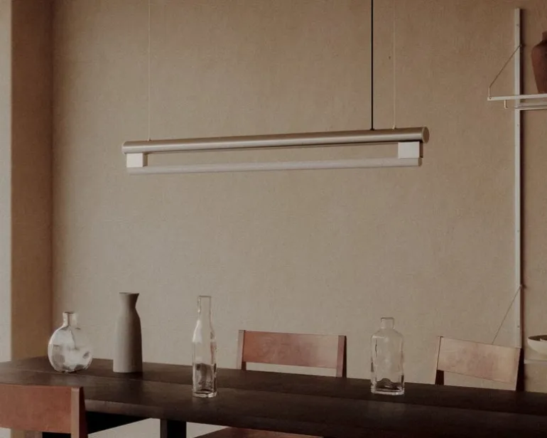 Frama Eiffel Single pendellampa, 100 cm, rostfritt stål