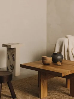 Frama Farmhouse kvadratiskt soffbord, 70 x 70 cm, naturek