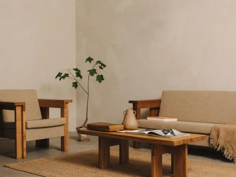 Frama Farmhouse rektangulärt soffbord, 105 x 52 cm, naturek