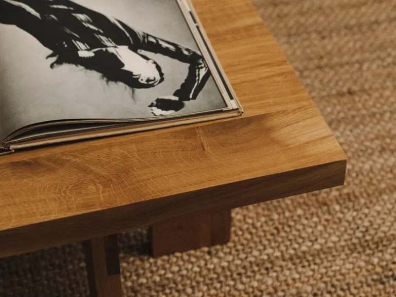 Frama Farmhouse rektangulärt soffbord, 105 x 52 cm, naturek