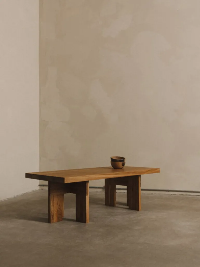 Frama Farmhouse rektangulärt soffbord, 105 x 52 cm, naturek