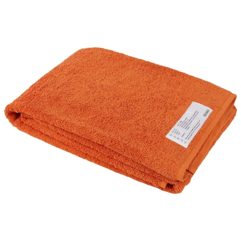 Frama Heavy Towel badhandduk, bränd orange