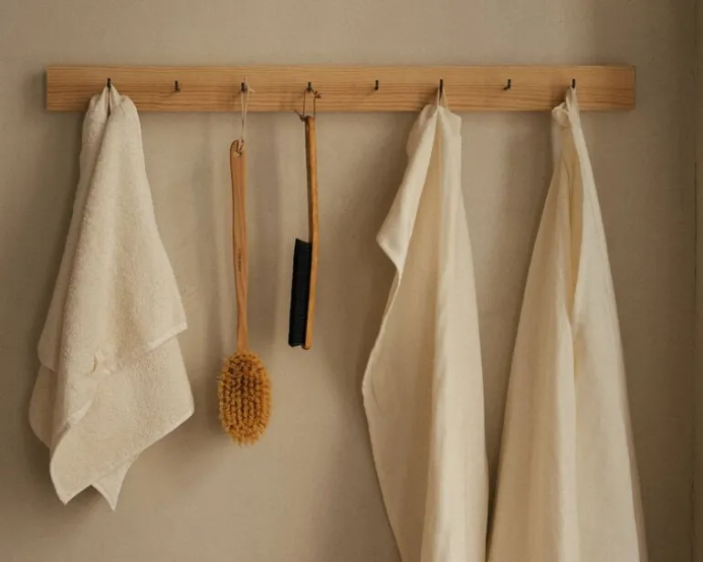 Frama Heavy Towel handduk, benvit