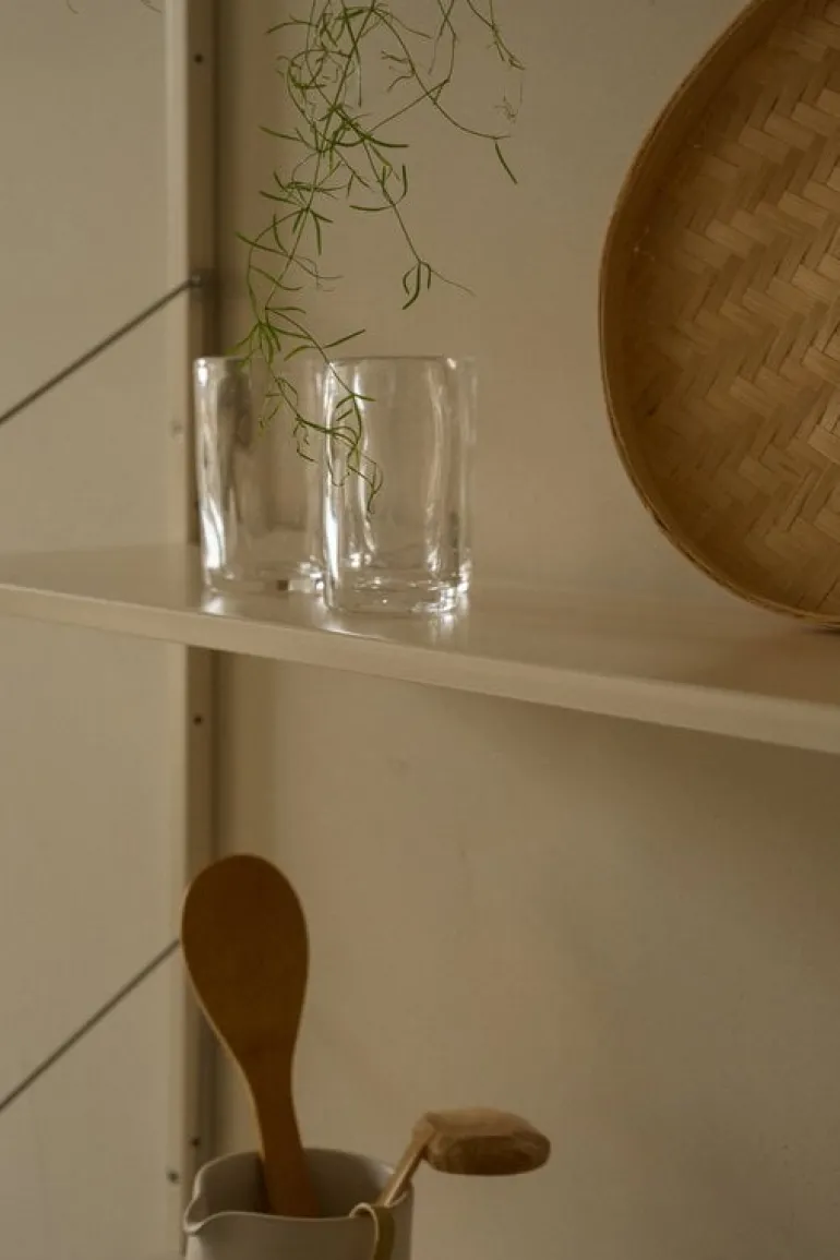 Frama Shelf Library H1852 vägghylla med skrivbord, varmvit