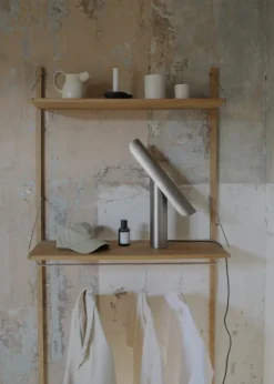 Frama T-Lamp bordslampa, borstat stål