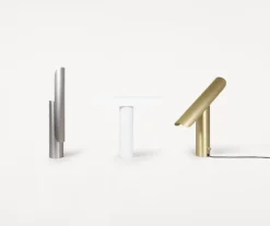 Frama T-Lamp bordslampa, borstat stål